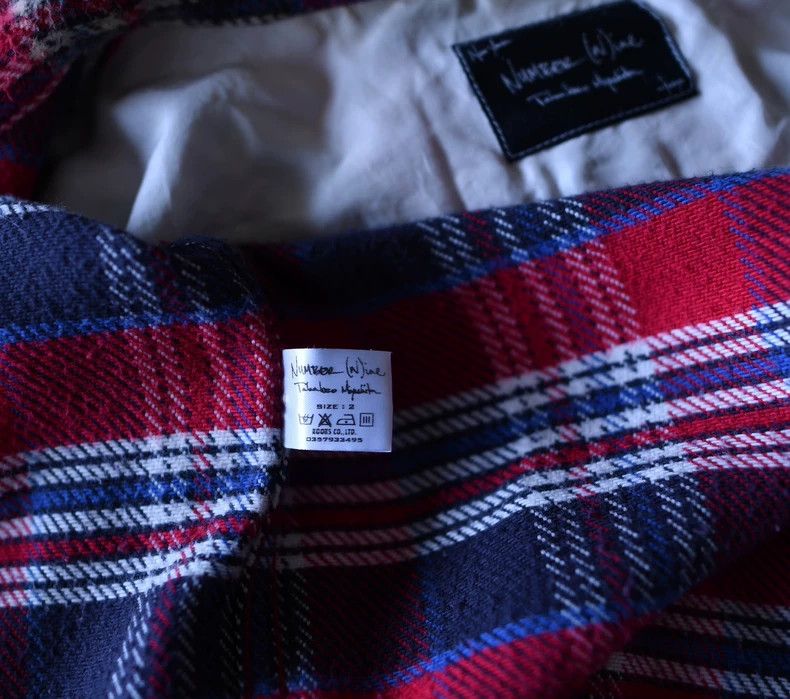 Number (N)ine Number (N)ine05aw THS Miyashita Takahiro, plaid shirt 2503- Size US M / EU 48-50 / 2 - 7 Thumbnail
