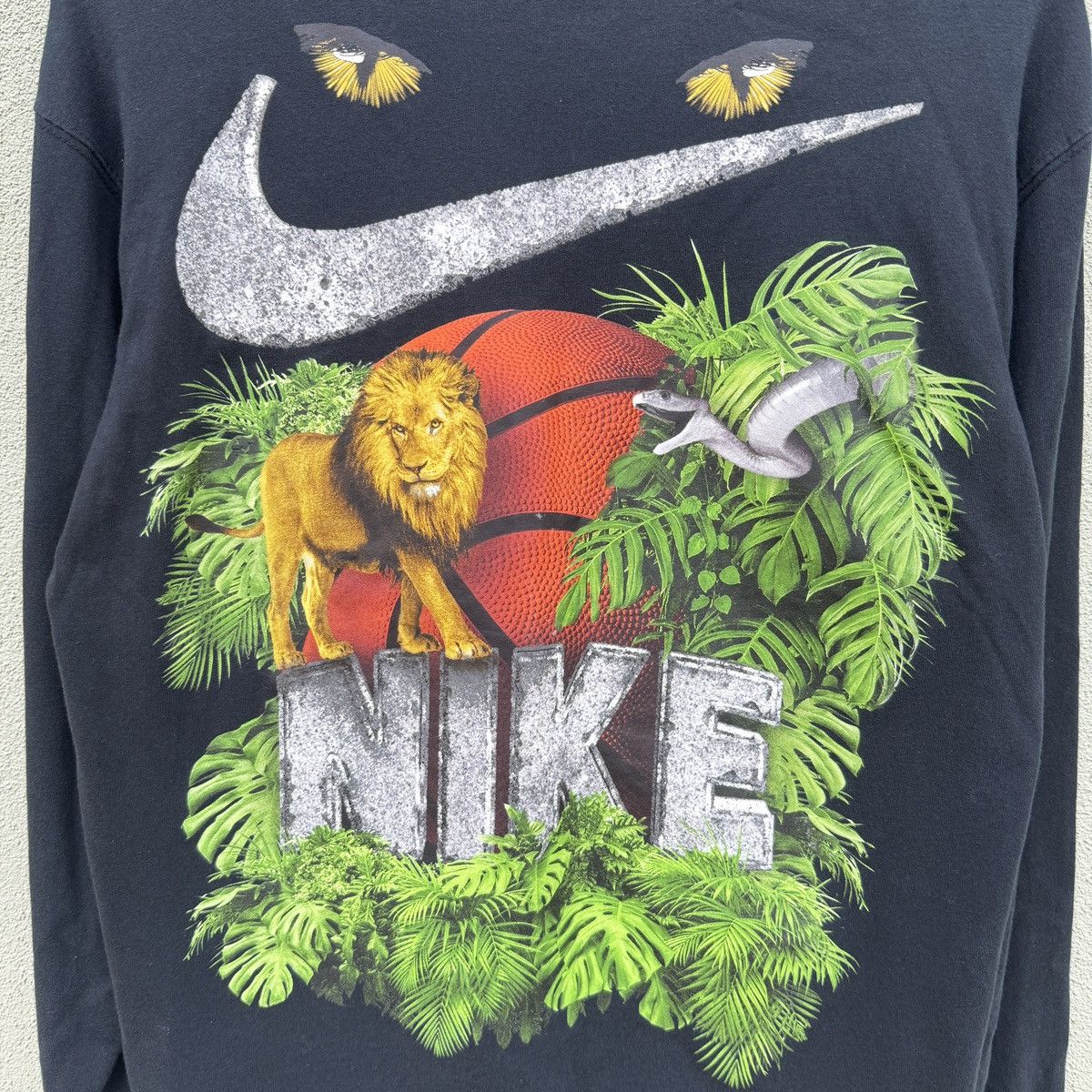 Nike NIKE Jungle Safari Basketball Long Sleeve T-Shirt Size US S / EU 44-46 / 1 - 4 Thumbnail