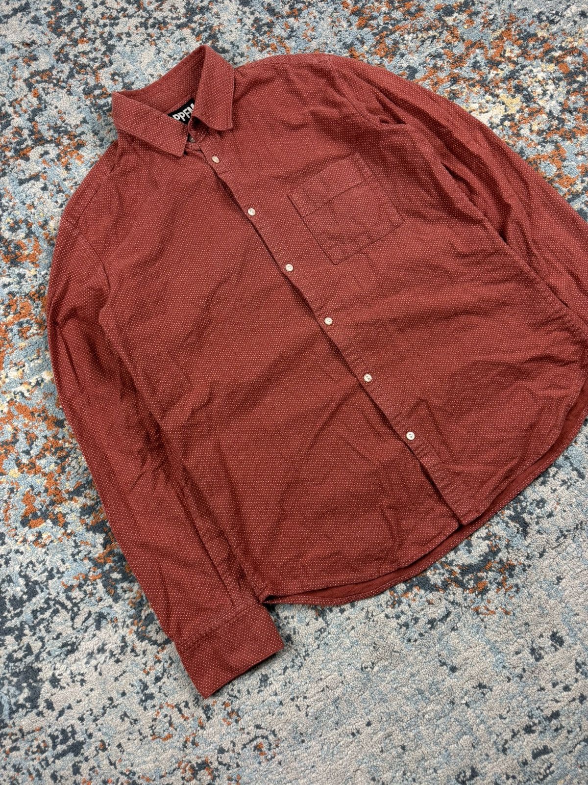 Japanese Brand × PPFM × Vintage Vintage 90s PPFM polka dot thick beefy worker style shirt Size US M / EU 48-50 / 2 - 2 Thumbnail