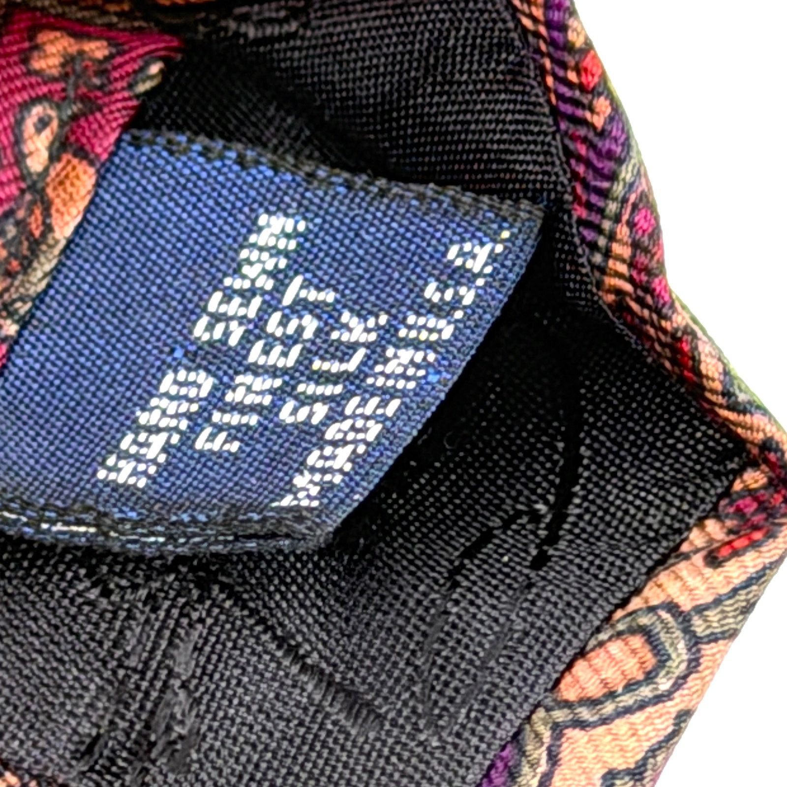 Guy Laroche Vintage 90s Purple Gold 100% Silk Floral Extra Long Necktie Size ONE SIZE - 5 Thumbnail