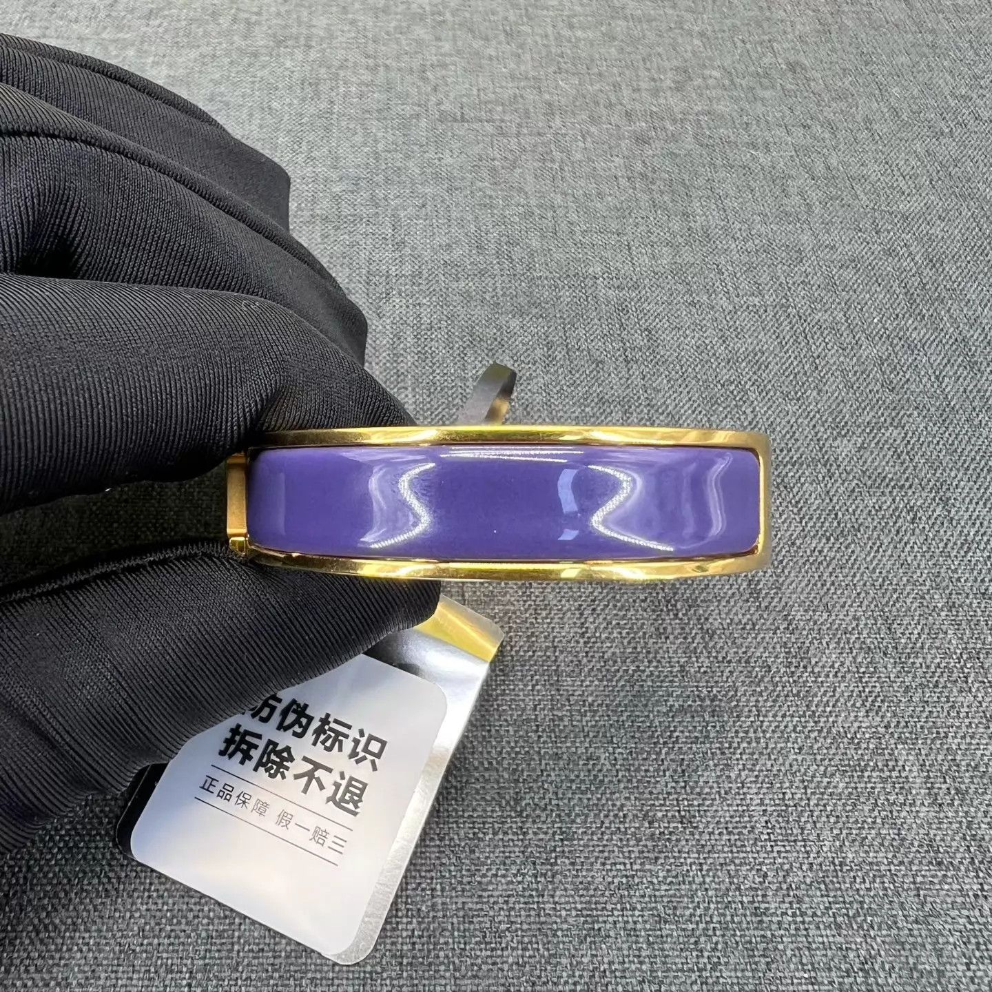 Hermes Hermès Violet Gold Bracelet Like New Size Size ONE SIZE - 2 Thumbnail