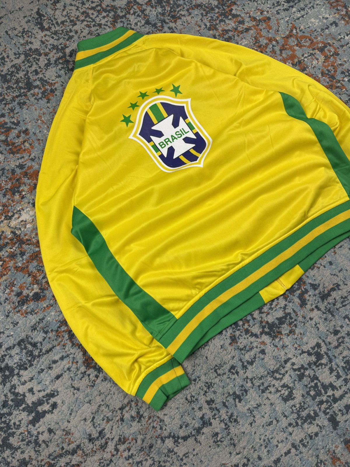 Vintage Vintage Y2K Brazil soccer football blokecore track zip sweat Size US XL / EU 56 / 4 - 4 Thumbnail