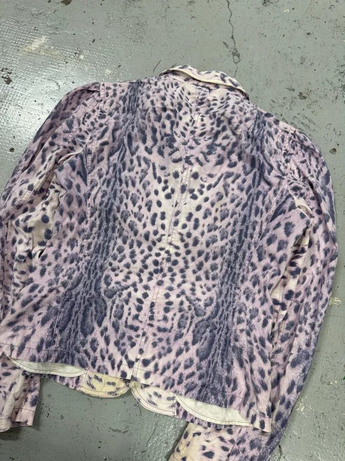 Roberto Cavalli SS2000 Roberto Cavalli Pink Leopard Blazer Jacket Size S / US 4 / IT 40 - 6 Thumbnail