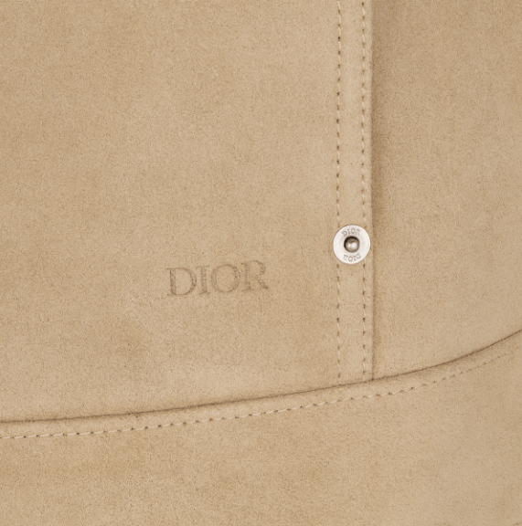 Dior o1w1db11025 413L42 Two-Material Jacket in Beige Size US L / EU 52-54 / 3 - 3 Thumbnail