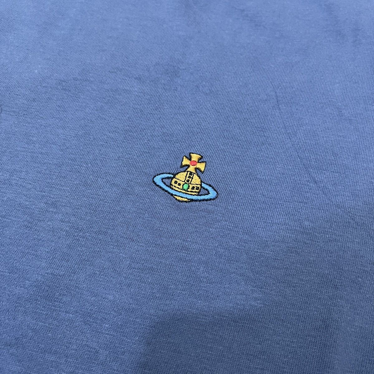 Vivienne Westwood Vivienne Westwood Orb-embroidered T-shirt Size US L / EU 52-54 / 3 - 3 Thumbnail