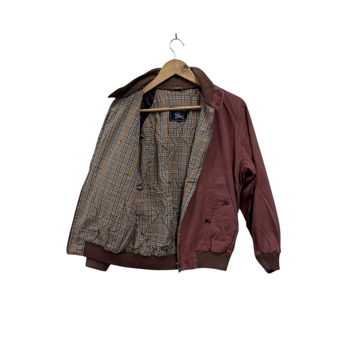 Burberry Vintage Burberry Jacket Harrington Style Sunfaded Distressed Size US M / EU 48-50 / 2 - 2 Thumbnail