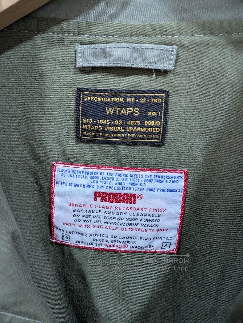 Wtaps Wtaps Military Green Coat Size US S / EU 44-46 / 1 - 4 Thumbnail