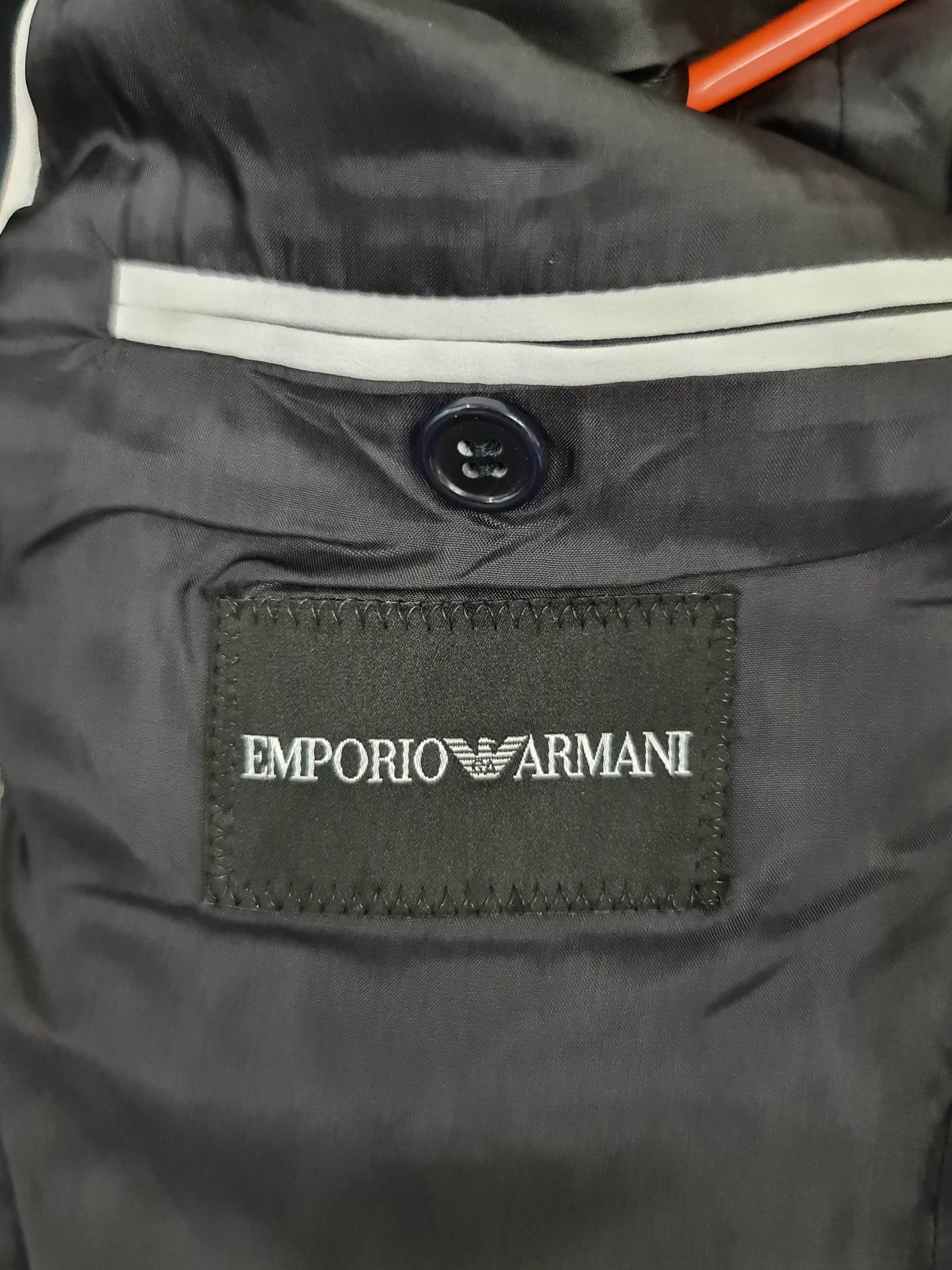 Emporio Armani Emporio Armani one button wool blazer Size 50R - 6 Thumbnail