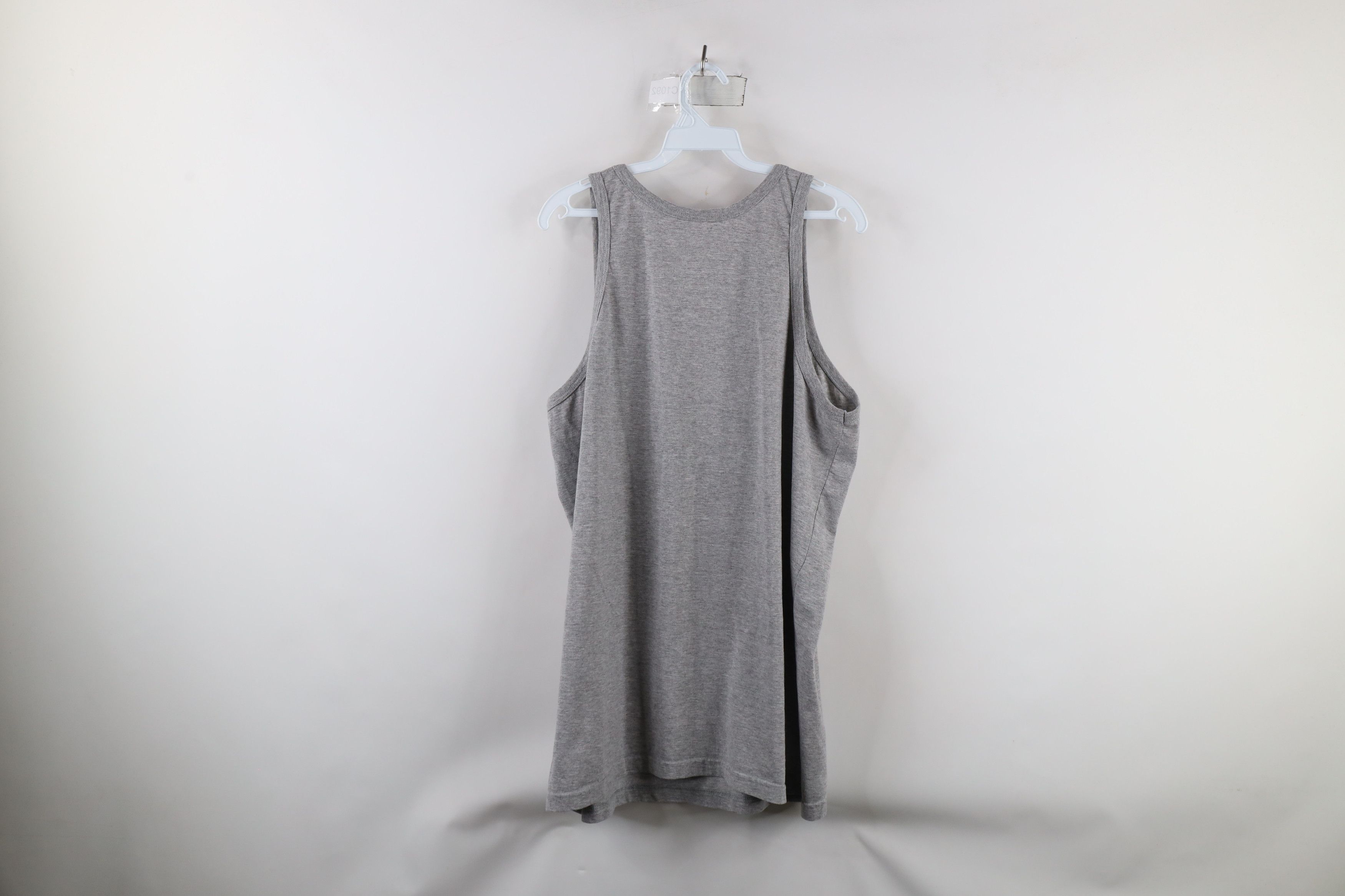 Vintage Vintage 90s Streetwear Blank Tank Top T-Shirt Heather Gray Size US XL / EU 56 / 4 - 5 Thumbnail