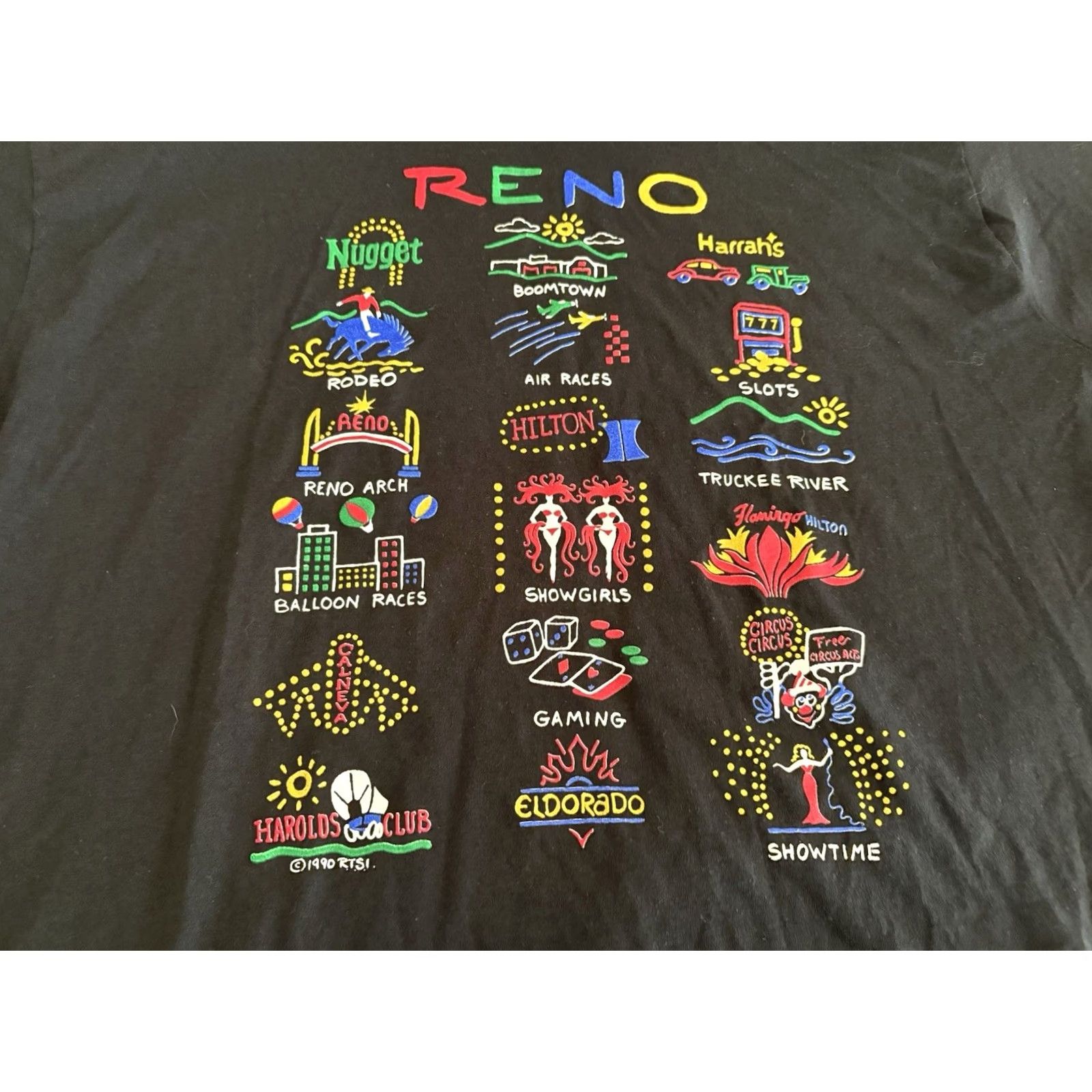 Fruit Of The Loom VINTAGE 1990s Fruit of the Loom Black Tee Shirt Mens 2XL 2XL Short Sleeve Crew Neck USA Size US XXL / EU 58 / 5 - 3 Thumbnail