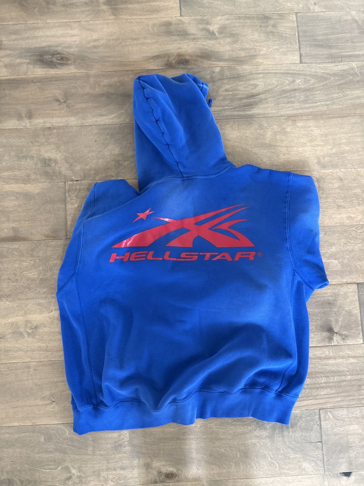 HELLSTAR Hellstar Gel Logo Hooded Sweatshirt blue red 2xl Size US XXL / EU 58 / 5 - 2 Thumbnail