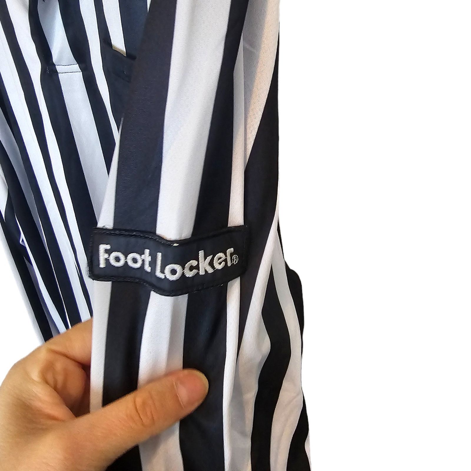 Foot Locker Foot Locker Mens Striped Referee Polo Shirt Sz XL Sporty Size US XL / EU 56 / 4 - 4 Thumbnail