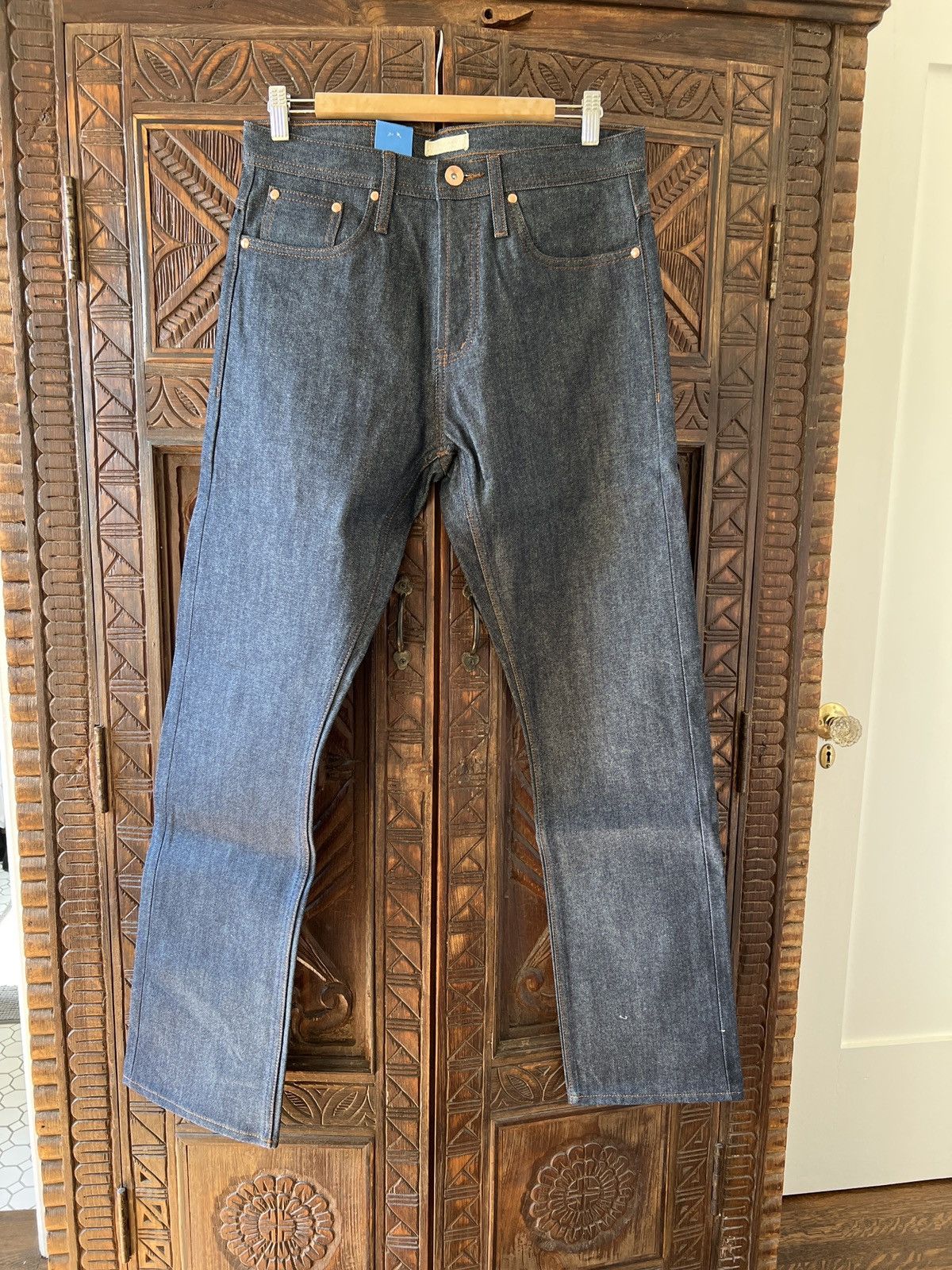 The Unbranded Brand UB301 Straight Fit 14.5oz Size US 31 - 5 Thumbnail