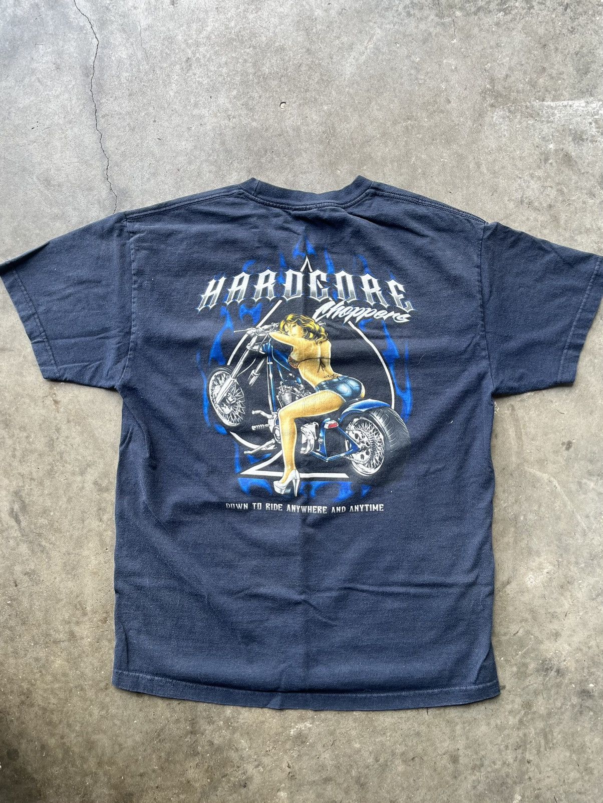Vintage vintage y2k hardcore back graphic tee Size US L / EU 52-54 / 3 - 4 Thumbnail