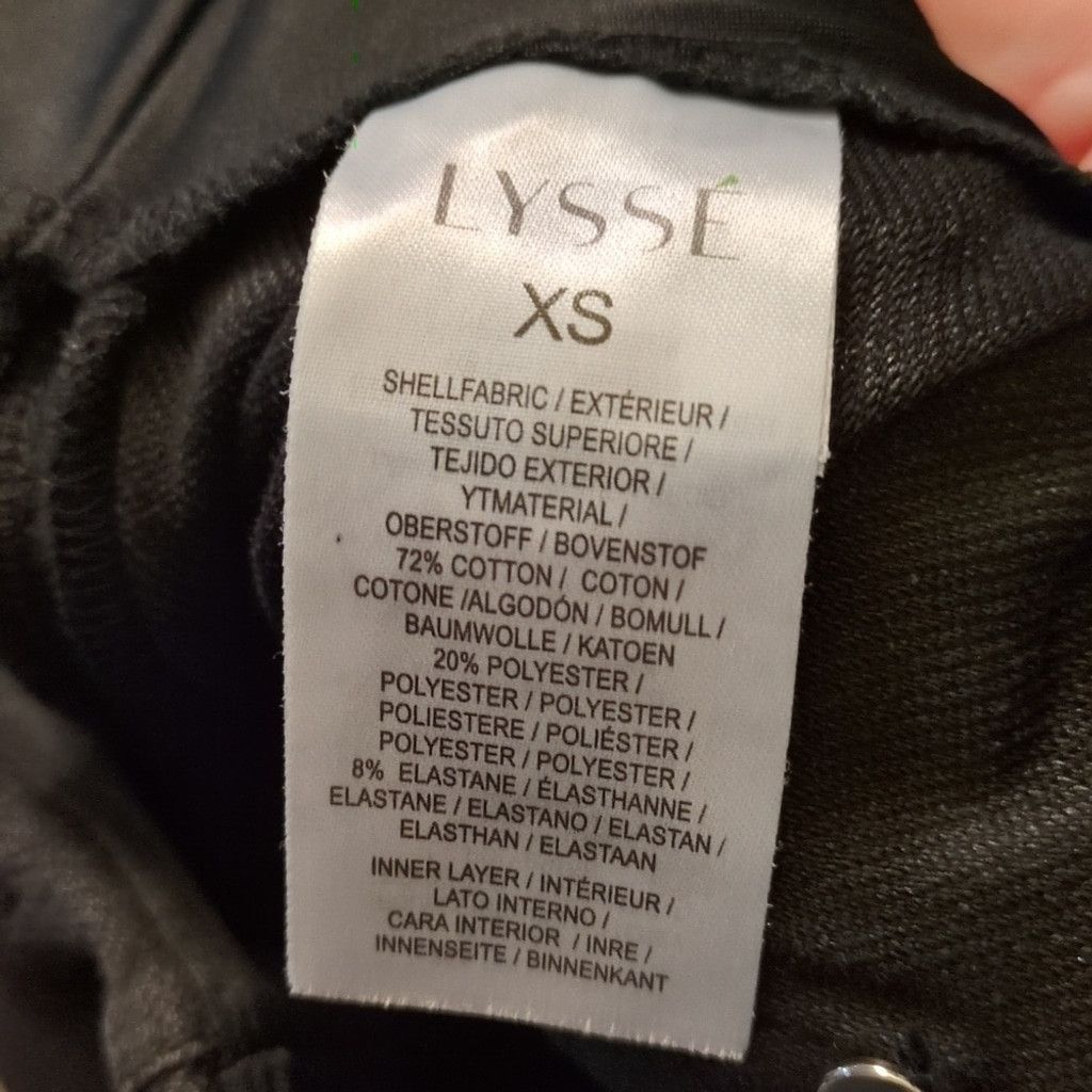 Other Lysse Black Denim Pull On Leggings Size XS Size 25" / US 0 / IT 36 - 3 Thumbnail