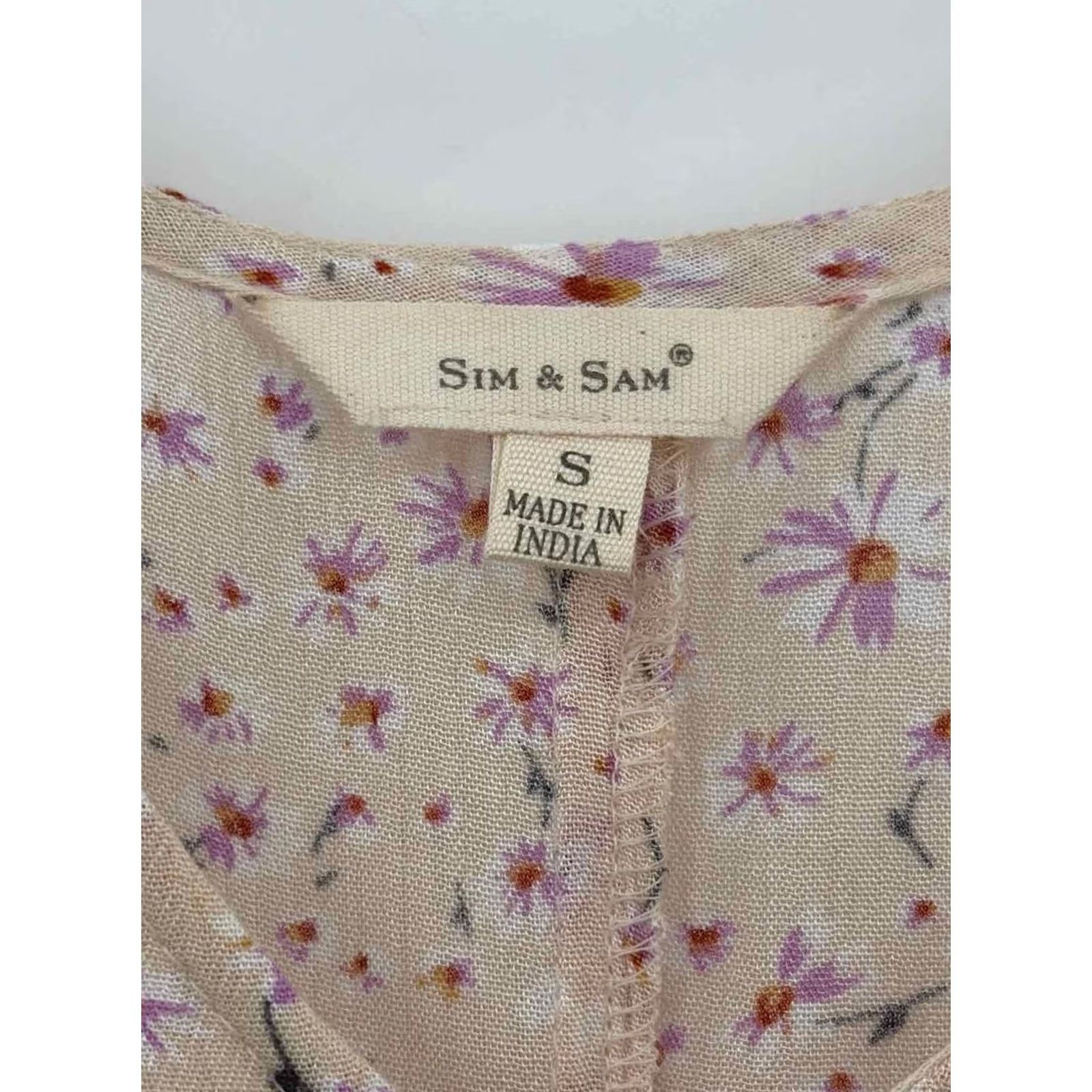 Vintage Sim & Sam Pink Blouse Size Small Size S / US 4 / IT 40 - 3 Thumbnail