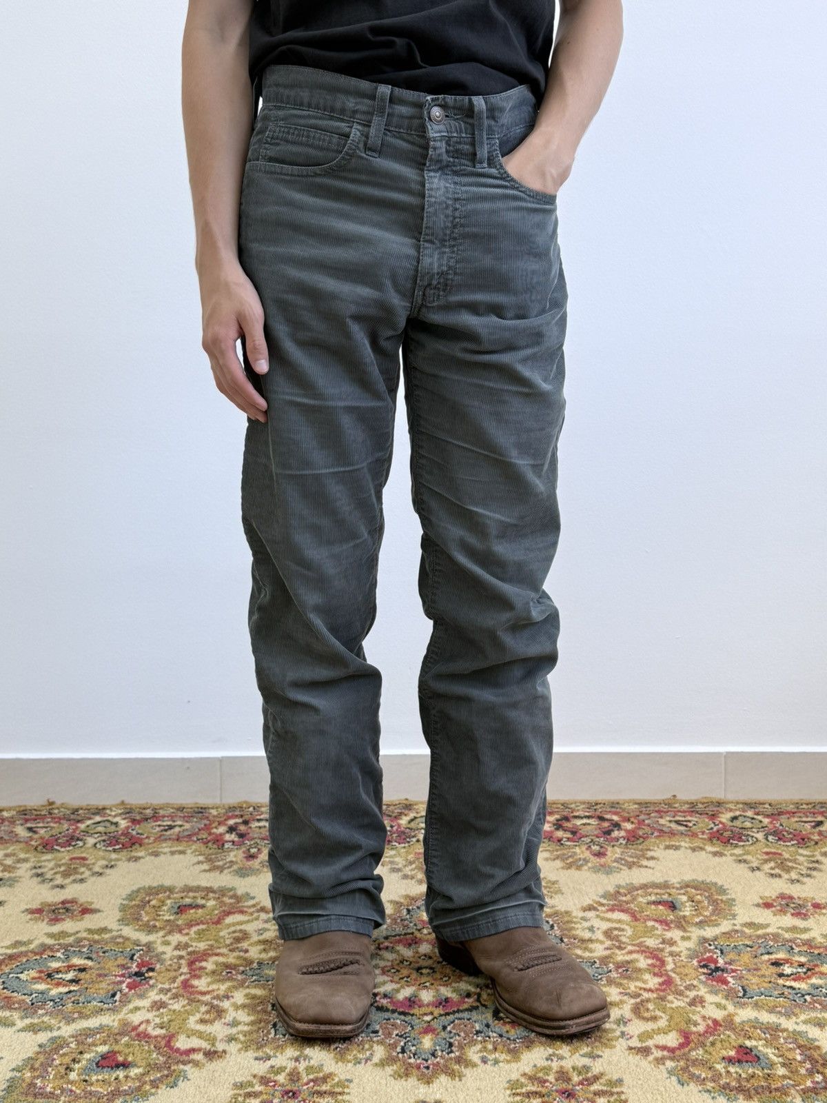Levi's Vintage Levis White Tab Corduroy Pants Size US 32 / EU 48 - 2 Thumbnail