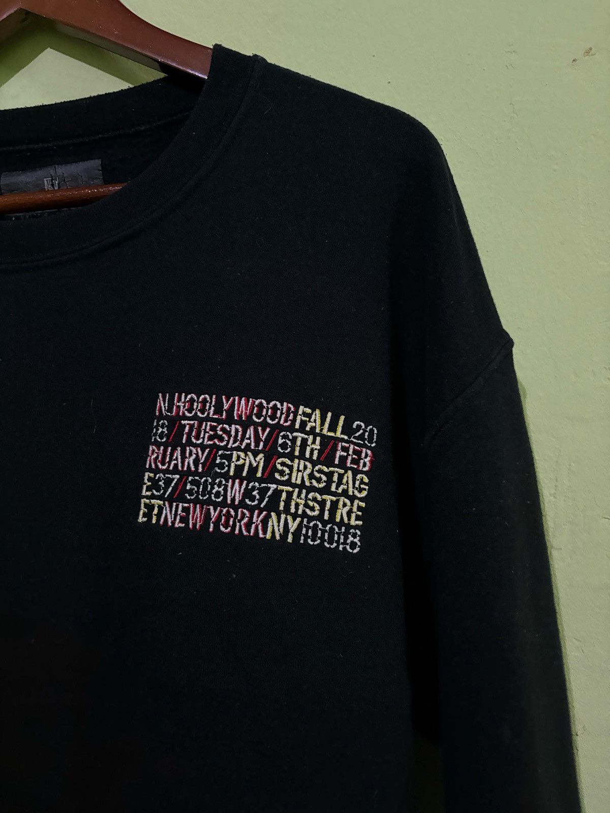 Japanese Brand × N.Hoolywood N.Hollywood Fall 2018 Swestshirt Newyork Staff Design Size US M / EU 48-50 / 2 - 7 Thumbnail