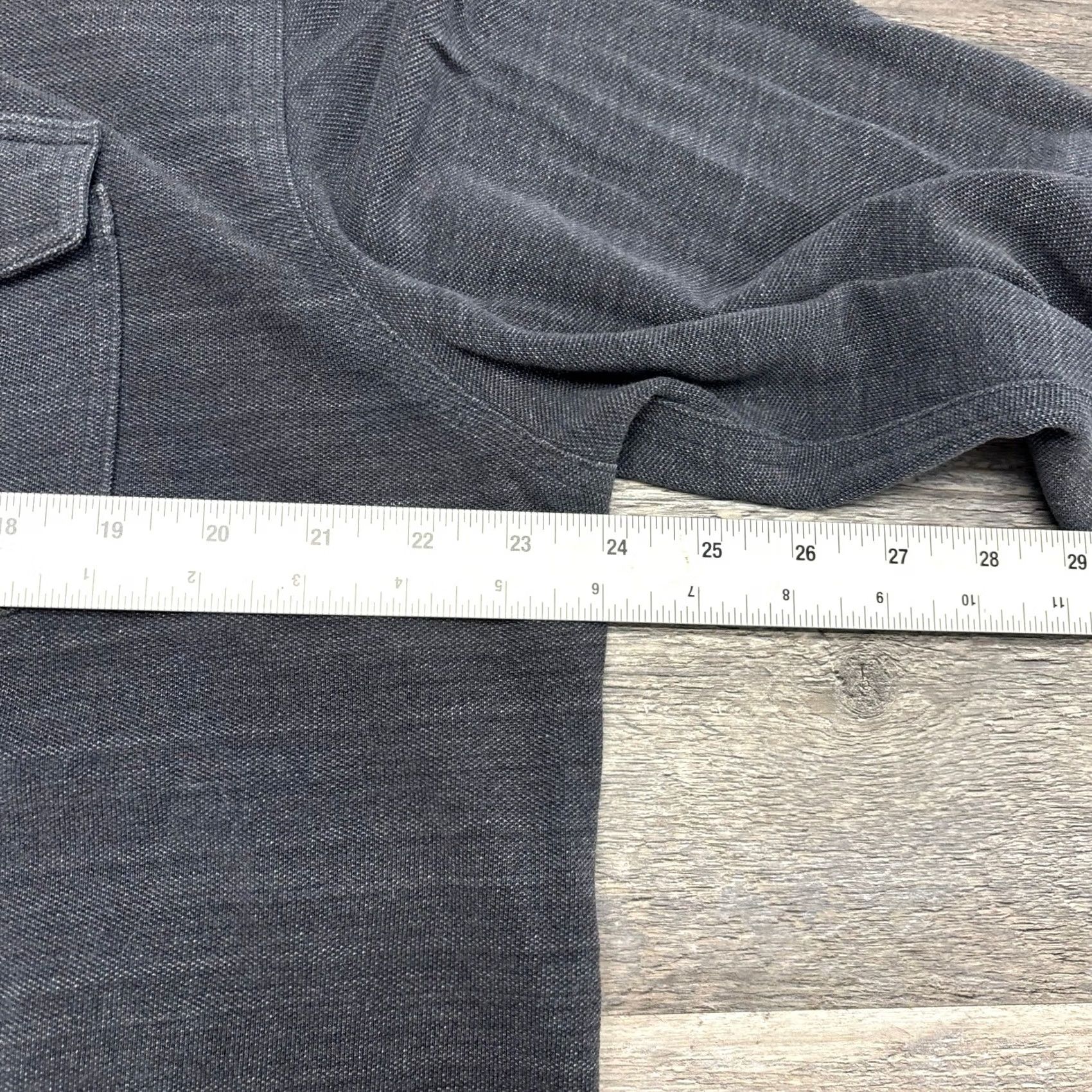 Carbon2Cobalt Carbon2Cobalt Shirt Long Sleeve Gray Mens XL Cotton Knit Button Up Elbow Patch Size US XL / EU 56 / 4 - 5 Thumbnail
