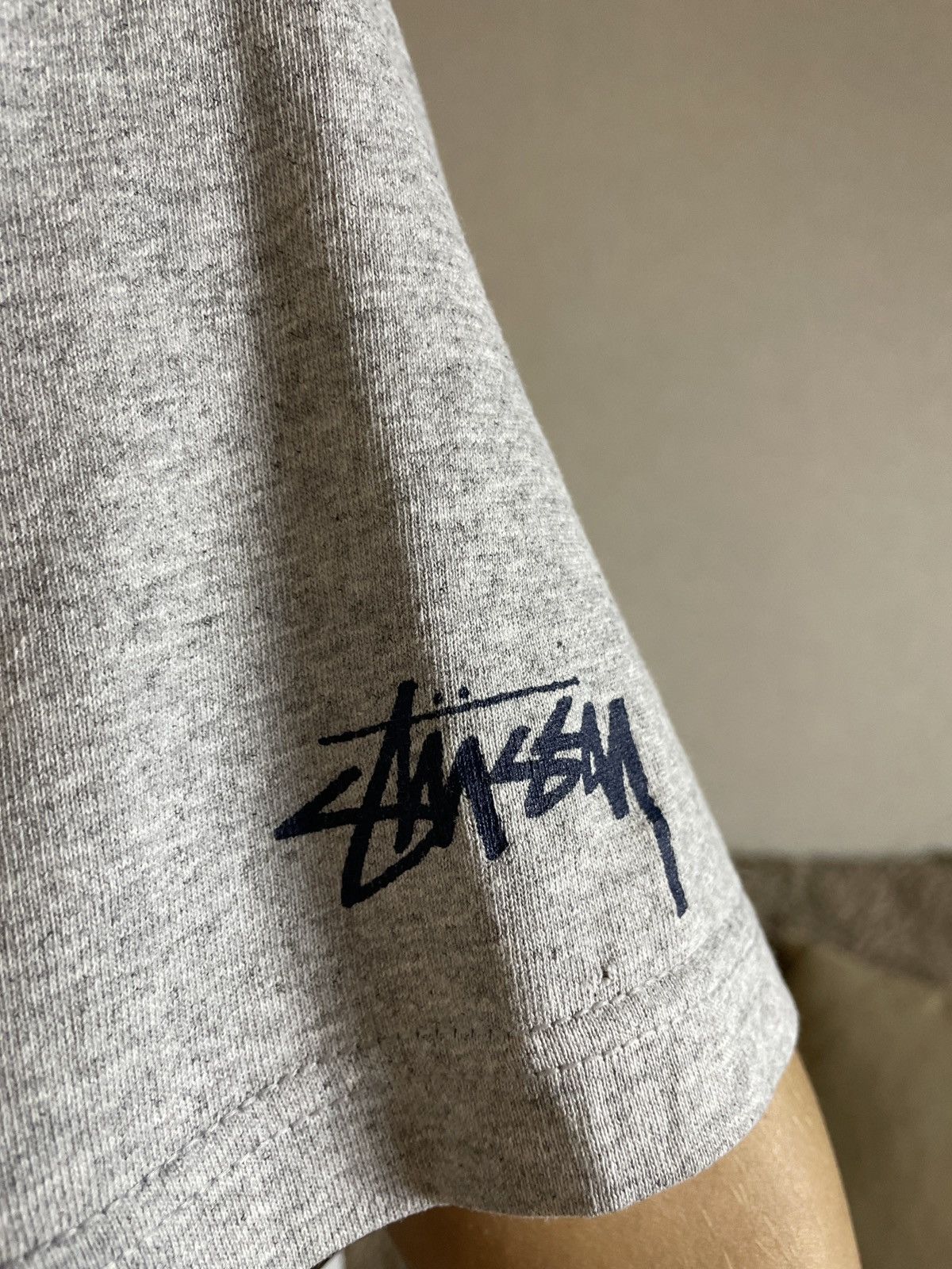 Stussy STUSSY 00s Increase The Peace Vintage Gray Logo T-Shirt M Size US M / EU 48-50 / 2 - 2 Thumbnail