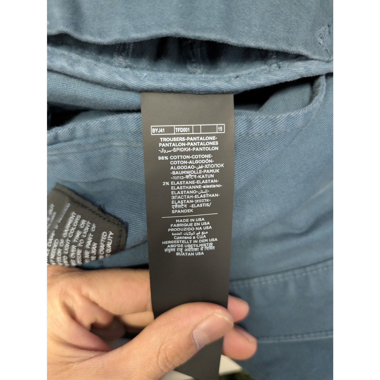 Tom Ford o1rshd1 Slim Fit Denim Jeans in Blue Size US 34 / EU 50 - 17 Thumbnail