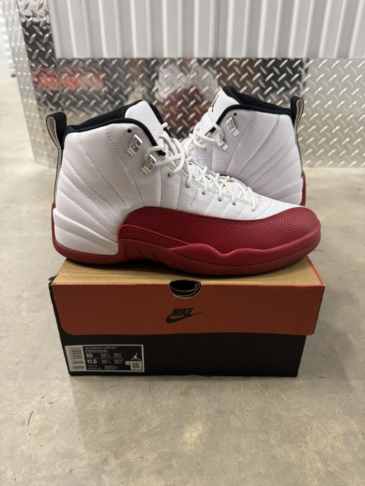Pre-owned Jordan Brand 12 Retro Cherry 2023 Size 10 Shoes In Multi