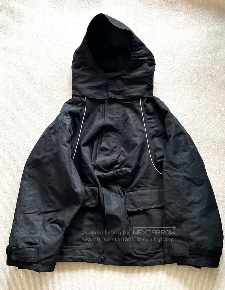 Balenciaga Balenciaga Black Windbreaker Jacket Size US XXS / EU 40 - 1 Thumbnail