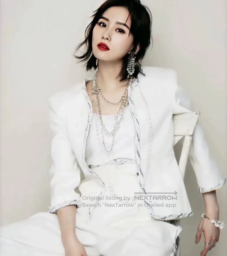 Chanel Chanel 18s Waterfall Series White Coat Size XXS / US 00 / IT 34 - 1 Thumbnail