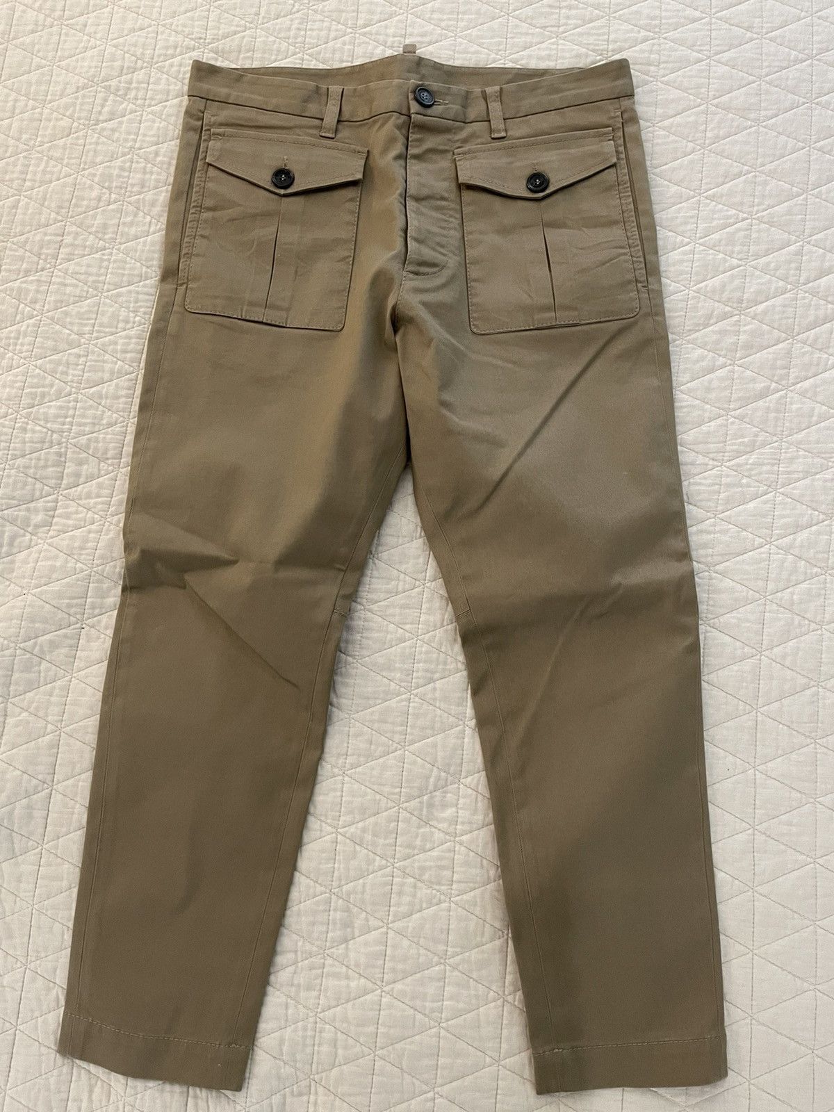Dsquared2 Cropped Cargo Pant Size US 32 / EU 48 - 3 Thumbnail