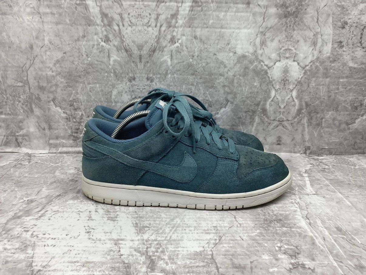 Nike Nike Dunk Retro Low Smokey Blue-White Sneakers Size US 9 / EU 42 - 2 Thumbnail