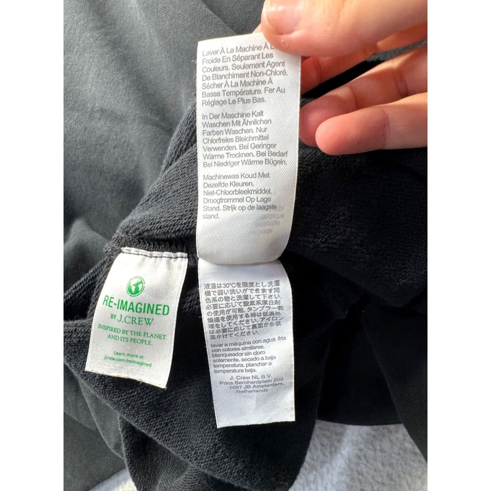 J.Crew J.Crew Black Half-Zip Sweatshirt XL Re-Imagined Collection 100% Cotton Pullover Unisex Adults Mens Womens Girls Boys Size US XL / EU 56 / 4 - 7 Thumbnail