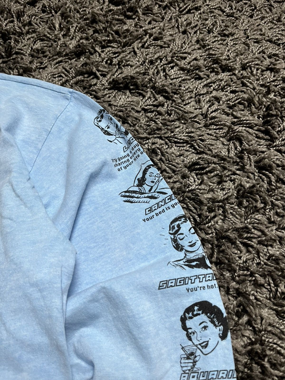 Girl Skateboards New Girl Order Retro Space Astrology Graphic Longsleeve Blue Size US M / EU 48-50 / 2 - 5 Thumbnail