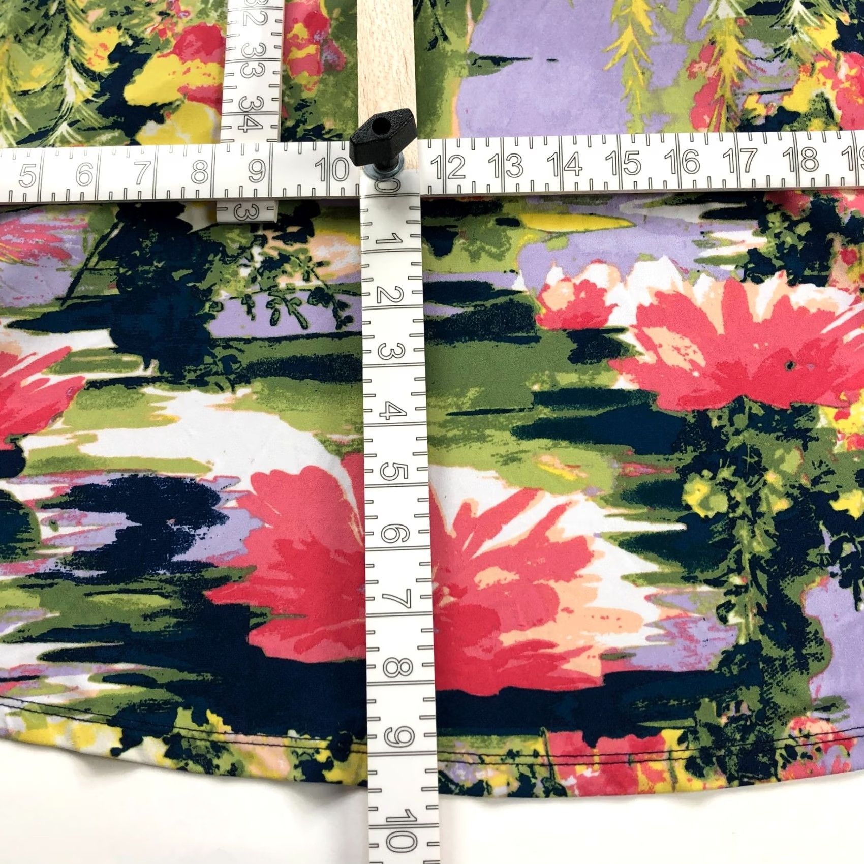 Charter Club Charter Club Dress Womens 1X Plus Line Abstract All Over Print Midi Calf Length Size XL / US 12-14 / IT 48-50 - 4 Thumbnail