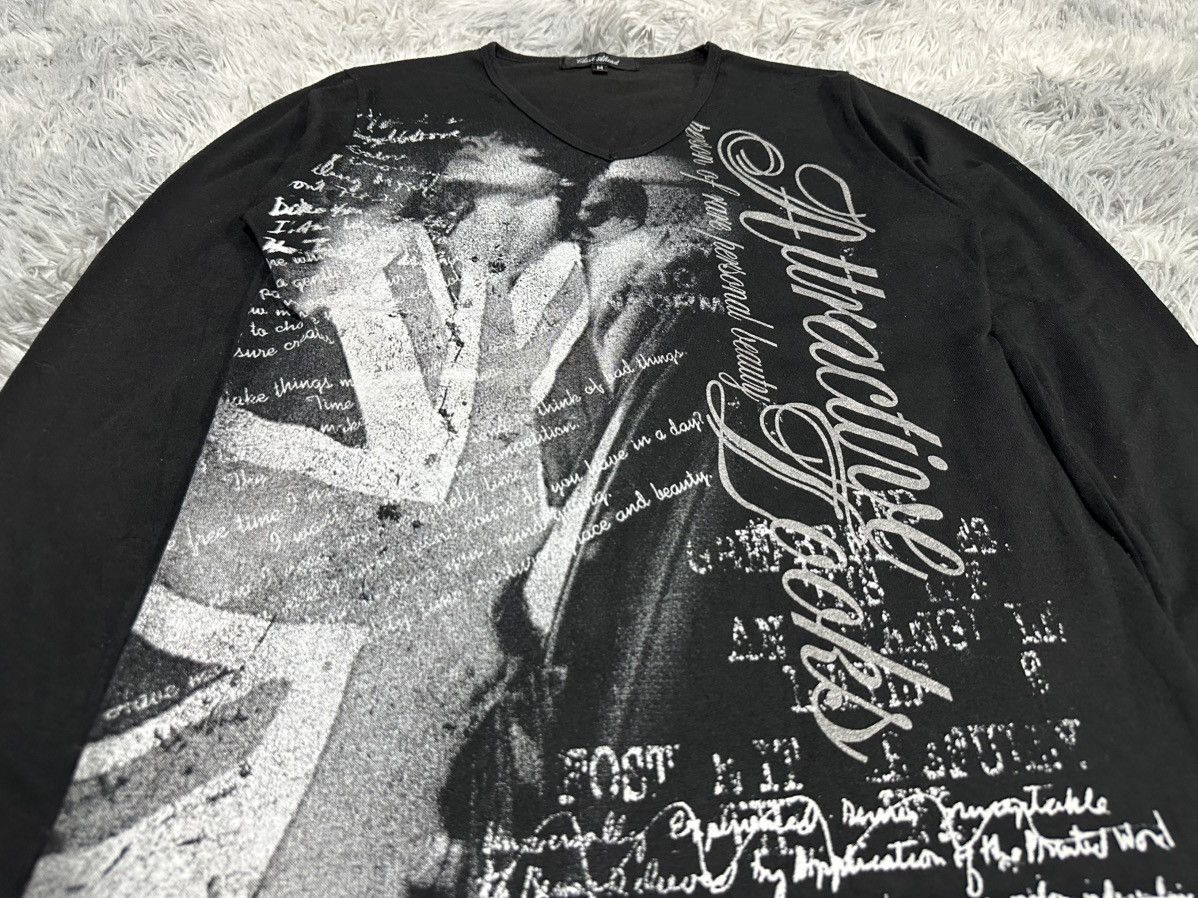 If Six Was Nine 🔥Sick Y2K Clash Ahead Union Jack Poem Ls Shirt Goth Punk Size US M / EU 48-50 / 2 - 2 Thumbnail