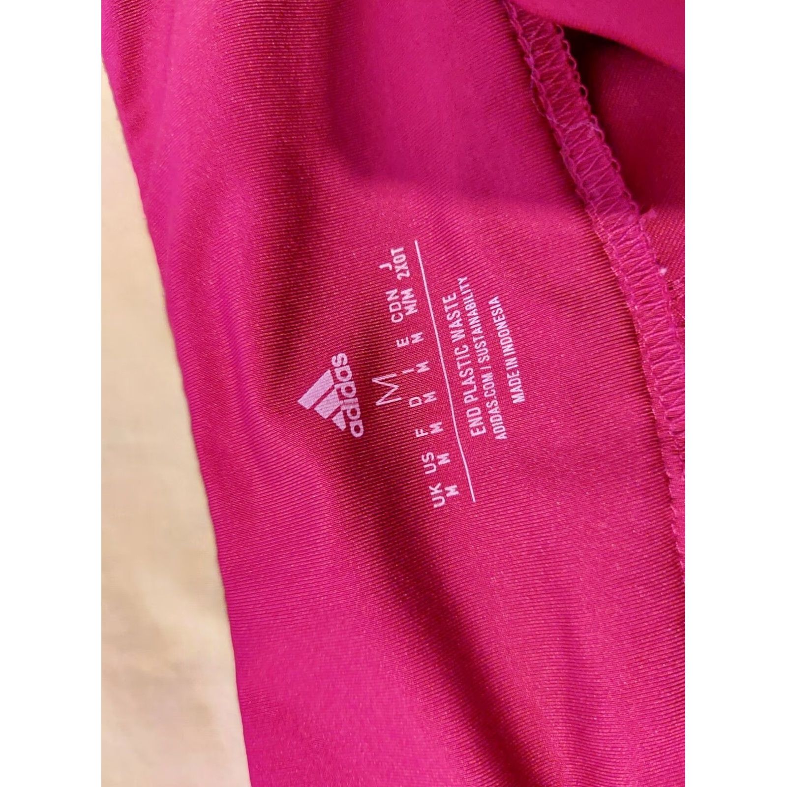 Adidas Womens adidas Shorts M Medium Purple Athletic Gym Workout Size 32" / US 10 / IT 46 - 4 Thumbnail