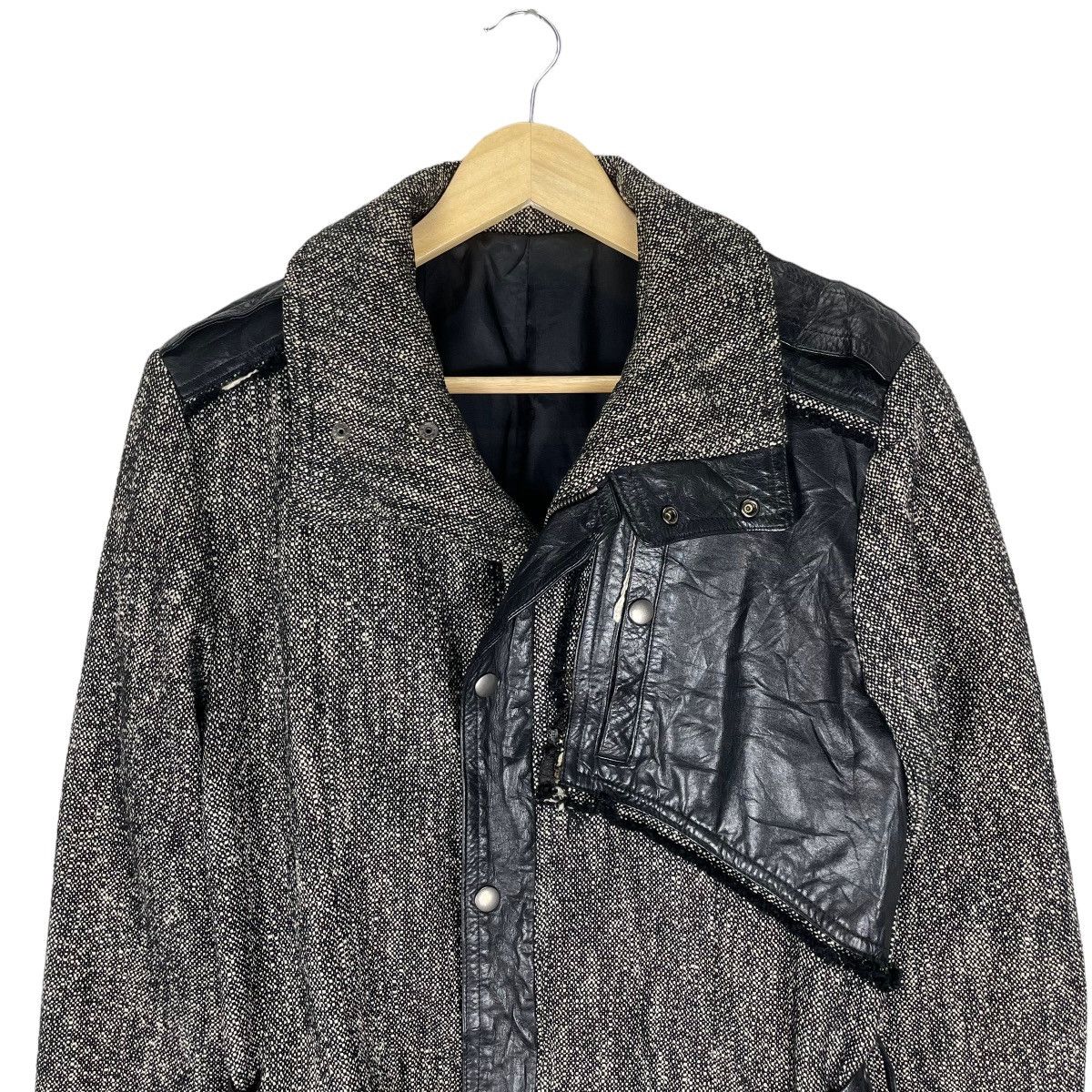 5351 POUR LES FEMMES 🌟5351 POUR HOMME COWHIDE LEATHER PART JACKET Size M / US 6-8 / IT 42-44 - 3 Thumbnail