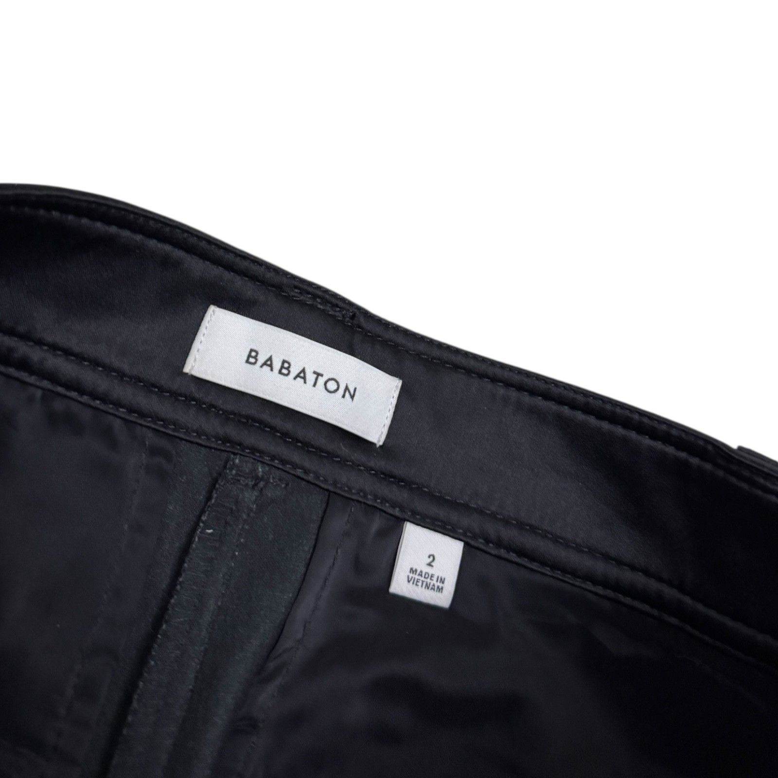 Aritzia BABATON Aritzia Faux Vegan Leather Ankle Business Pants 2 Size 26" / US 2 / IT 38 - 4 Thumbnail