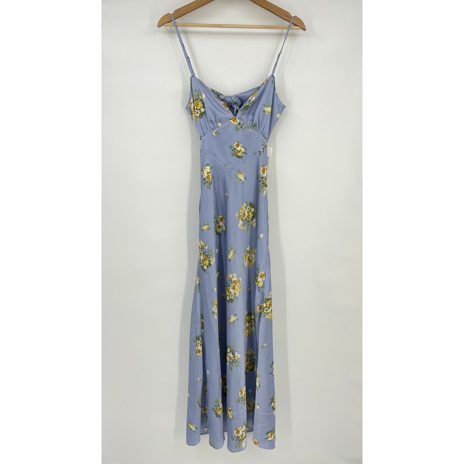 Other Bardot | Malinda Slip Dress in Baby Blue Floral 2 Size XS / US 0-2 / IT 36-38 - 2 Thumbnail