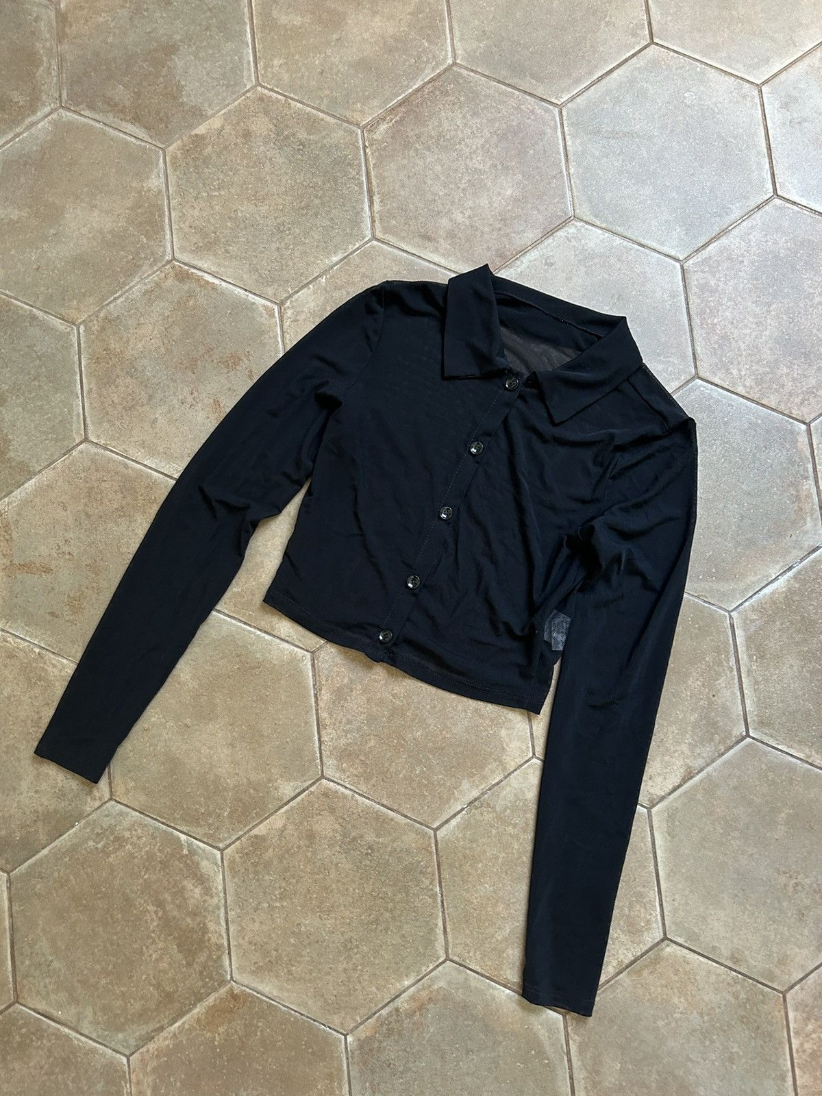 Japanese Brand × Urban Outfitters VINTAGE MESH SHIRT TOP Size S / US 4 / IT 40 - 2 Thumbnail