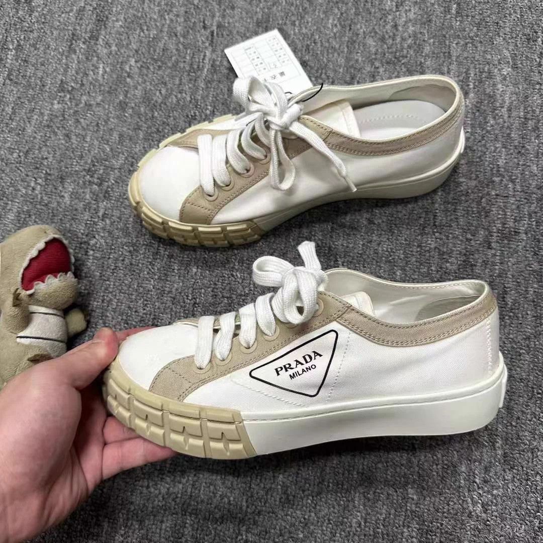 Prada Prada Triangle Logo Platform Shoes 98 New EU 37 Size US 6.5 / IT 36.5 - 2 Thumbnail