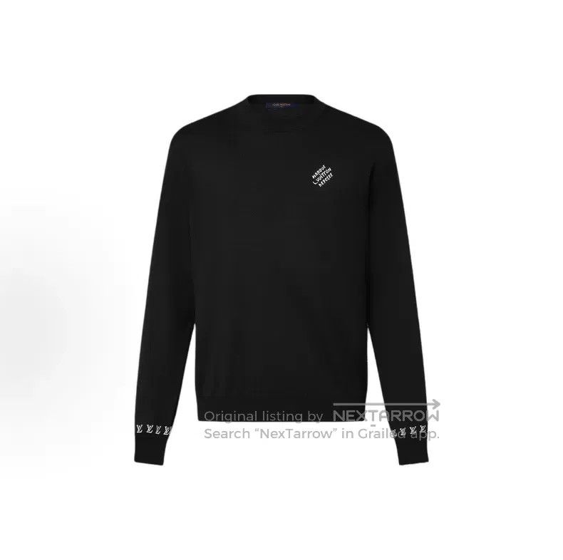 Louis Vuitton Louis Vuitton Embroidered logo knit sweater Size US M / EU 48-50 / 2 - 1 Thumbnail