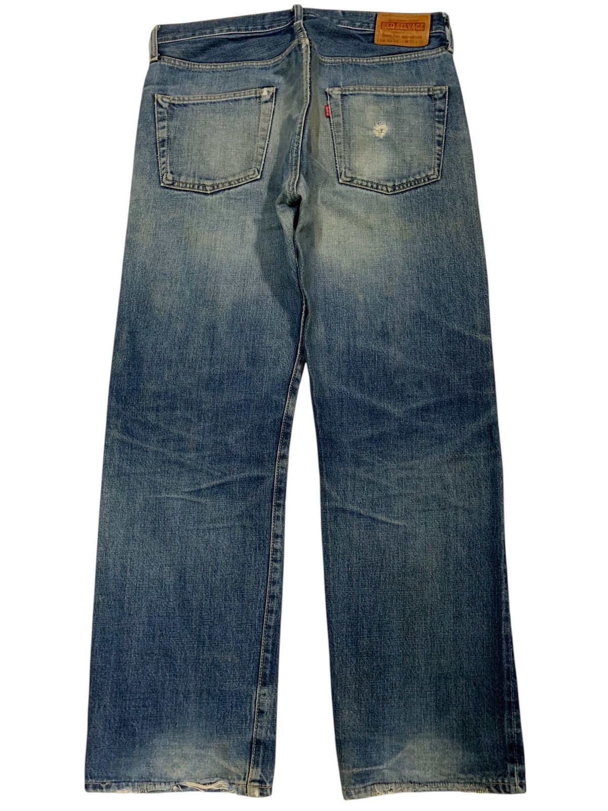 Kapital VINTAGE KAMAKURA SELVEDGE FADED JAPANESE DISTRESSED DENIM Size US 33 - 4 Thumbnail