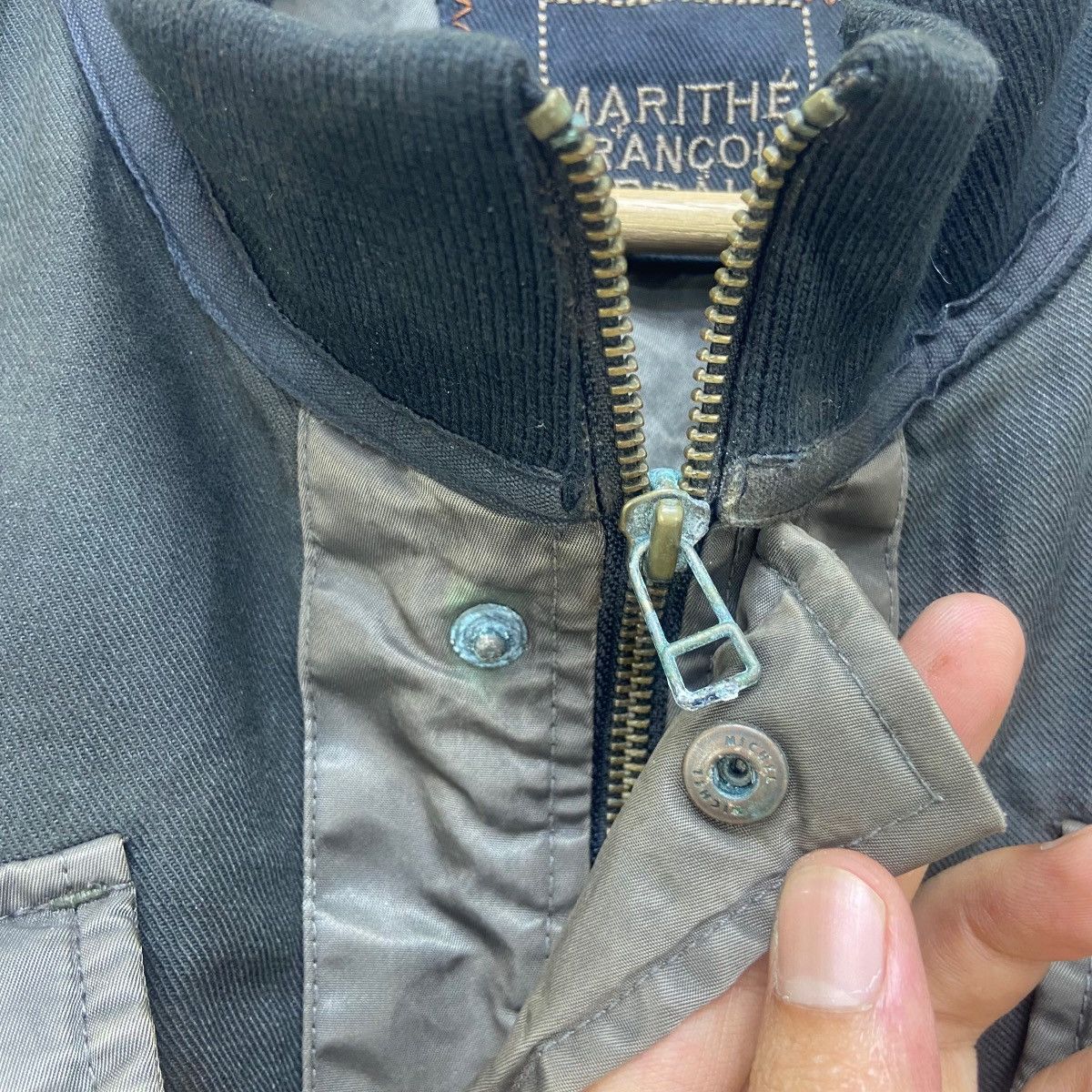 Designer × Marithe + Francois Girbaud Marithe Francois Girbaud Two-tone Nylon Jacket Size US M / EU 48-50 / 2 - 8 Thumbnail