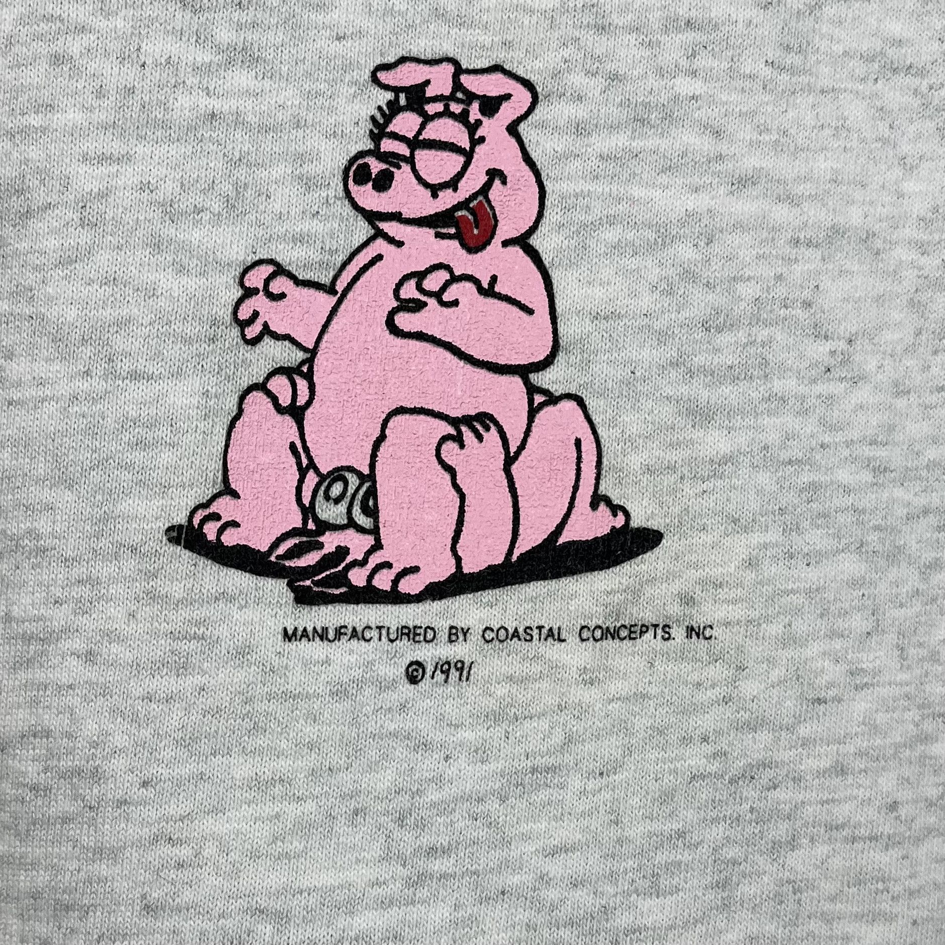 Vintage Vintage Pig Sex Vulgar Adult Humor T Shirt 1991 Size US XL / EU 56 / 4 - 8 Thumbnail