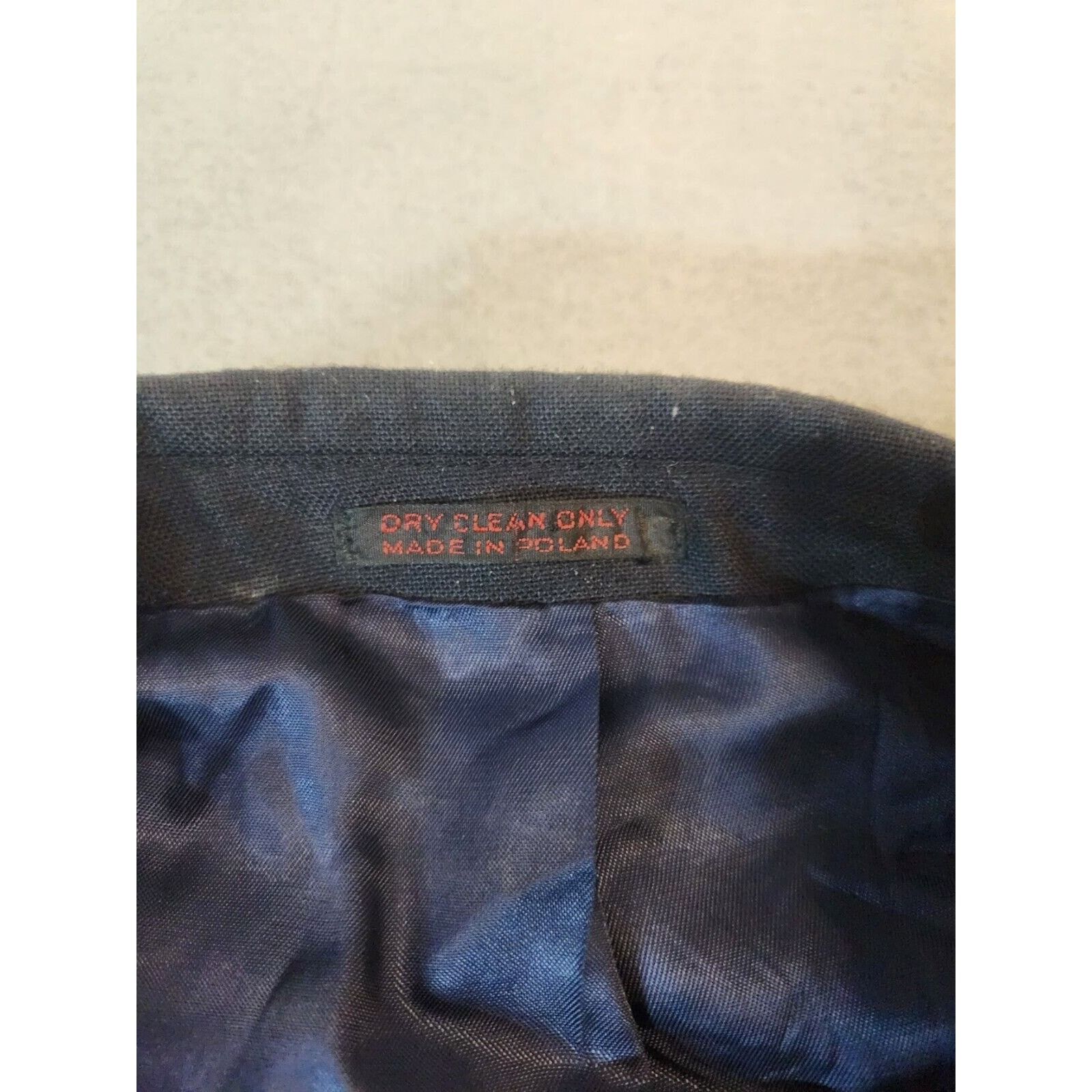 Other English Manor Men’s 3 Button Blazer Jacket Navy 46R POLAND Size 46R - 2 Thumbnail