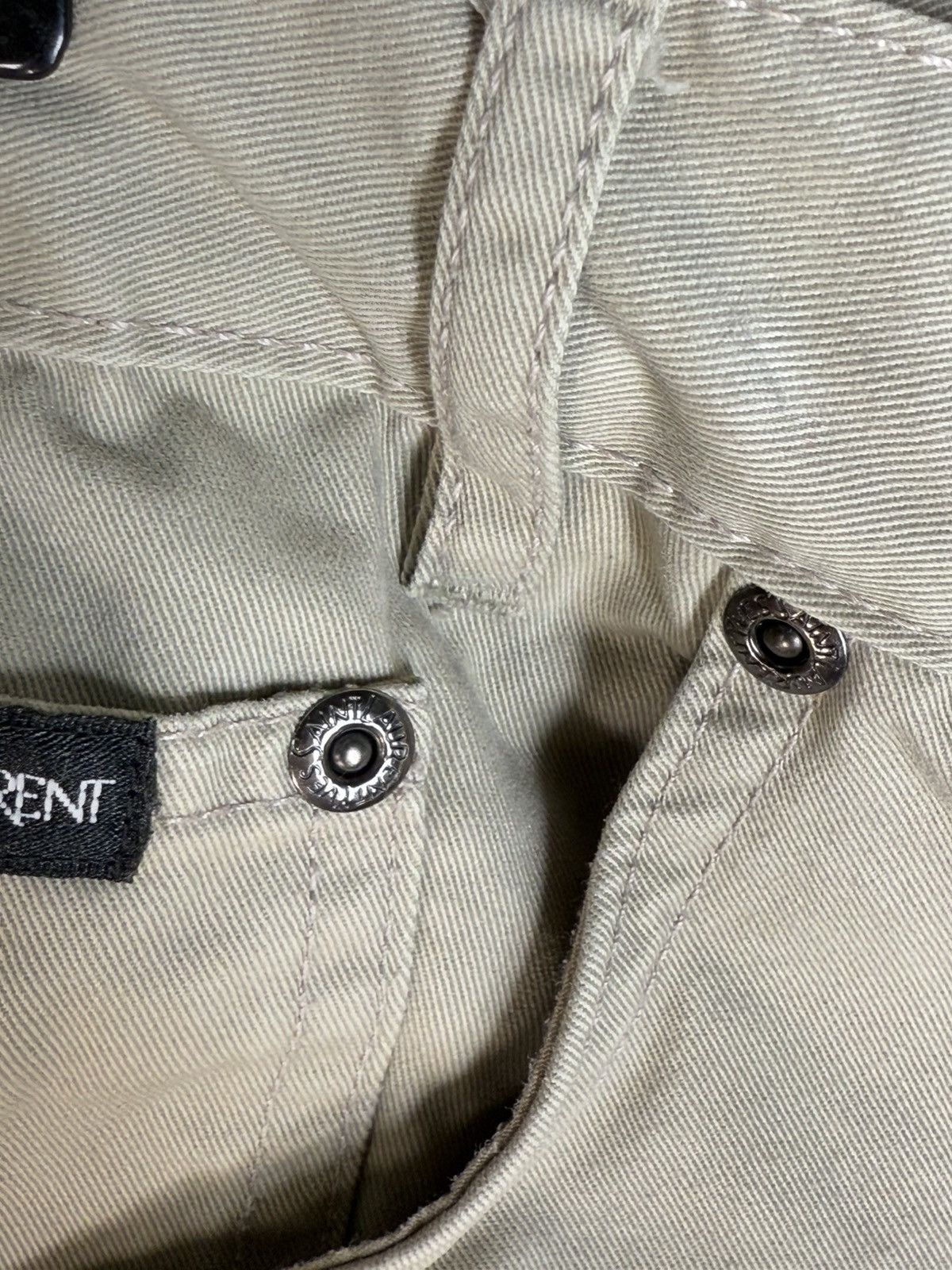 Yves Saint Laurent Beige 34x30 YSL Jeans Cotton Pants Size US 34 / EU 50 - 14 Thumbnail