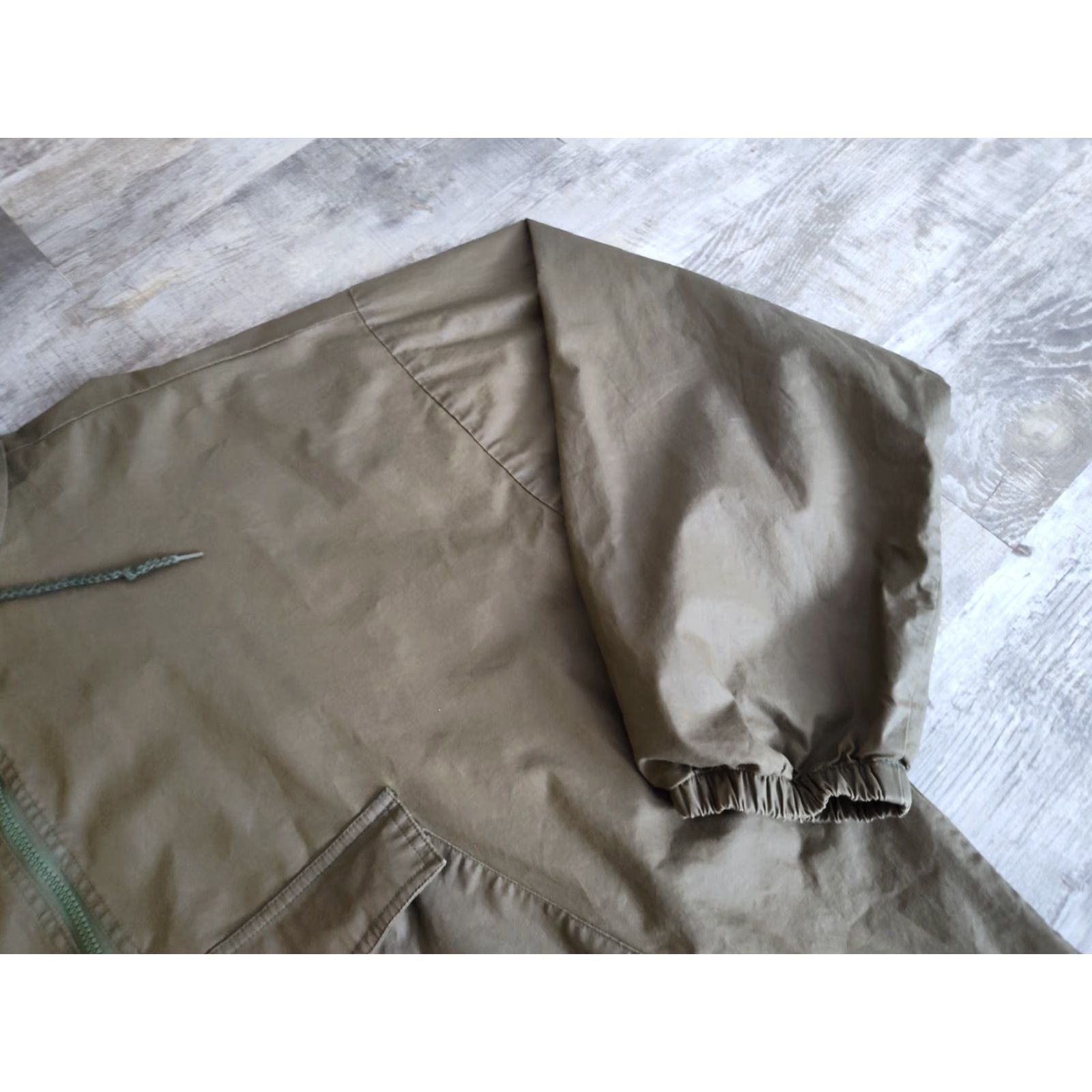 Reebok VINTAGE Reebok Hooded Pullover Jacket XL Green Men's Casual Spring Fall Winter Zip Pockets Logo Size US XL / EU 56 / 4 - 4 Thumbnail