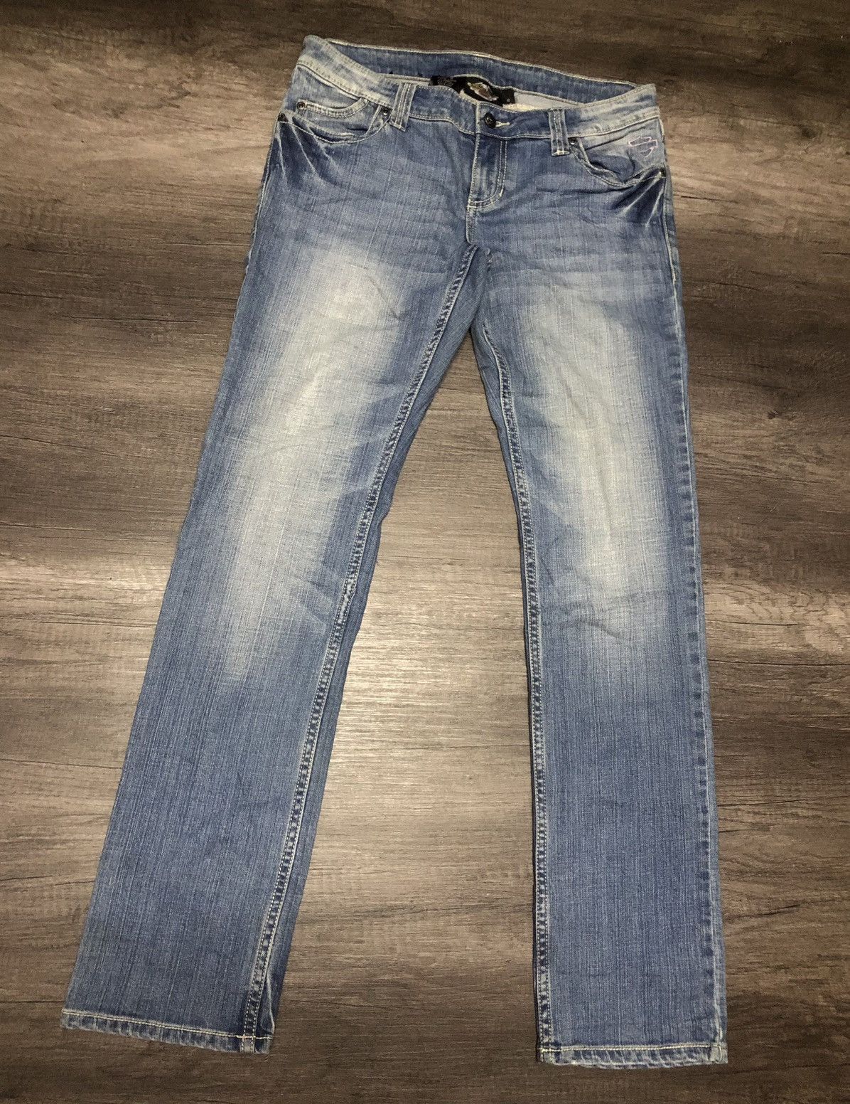 Harley Davidson × Vintage HARLEY DAVIDSON DENIM JEANS Size 32" / US 10 / IT 46 - 8 Thumbnail