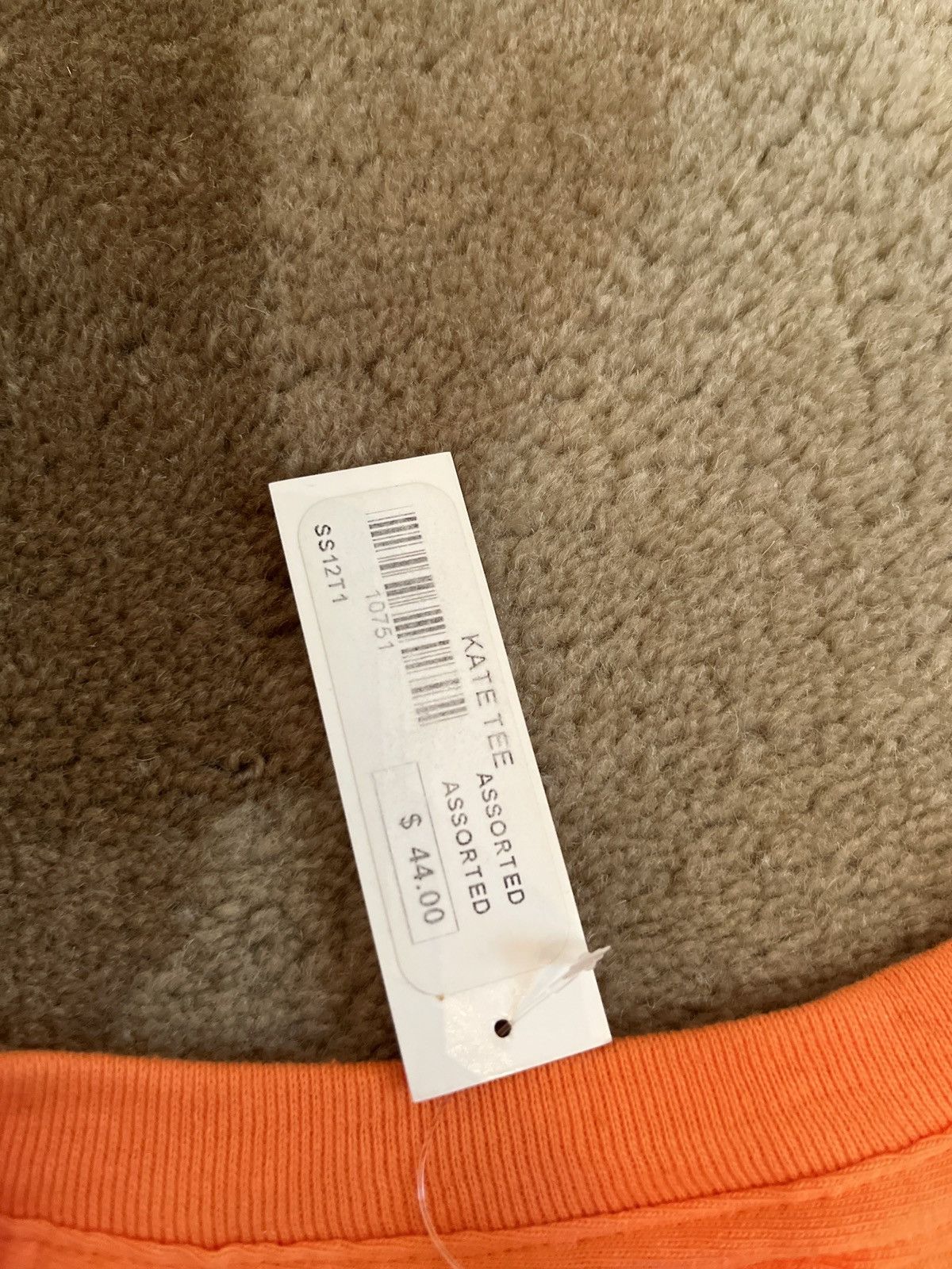 Supreme Kate Moss Orange Tee Size US L / EU 52-54 / 3 - 7 Thumbnail