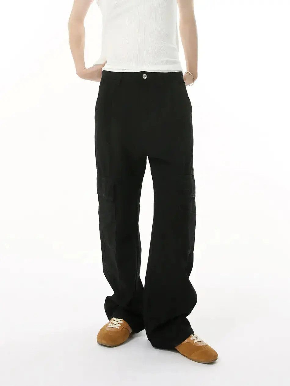 Japanese Brand Retro loose solid color high street jeans Size US 32 / EU 48 - 1 Thumbnail
